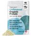 Complement Organic Unflavored Vegan Protein Powder (15 Servings) Low Carb Low Calorie Sugar Free Soy Free Non-GMO Gluten Free Non Dairy- Yellow Pea Pumpkin Seed- 15g Plant Based Protein Powder Unflavored 15 Servings