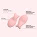 Foundation Powder Puff | Silicone Reusable Facial Puff Pad Cosmetic Foundation Blender Puff Beauty Puff Pads for Women Girls Dating Daily Life123/200) Small fish puff (pink) - Buy Online on GoSupps.com