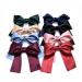 Ericotry 3 x large satin loops hair clips soft silky hair loop clips hair accessories for women and girls (random color)