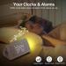 JKZ White Noise Machine | 35 High Fidelity Soothing Sounds | 7 Colors Night Lights | Built-in Alarm Clock | Temperature & Humidity | Sleep Sound Machine for Baby & Adults | Vintage White - Buy Online on GoSupps.com