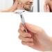 Professional Double Edge Manual Razor - Classic Non-Slip Reusable Men's Safety Razor | Washable Old-Fashioned Hand Razor for a Smooth Shave - Buy Online on GoSupps.com