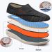 JBTNBX Women's Diabetic Shoes Wide Width with Adjustable Closure | Lightweight Support Walking Sneakers for Elderly | Ideal for Edema, Plantar Fasciitis, Swollen Feet | Size 8, Black/Gray - Buy Online on GoSupps.com