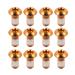 CNC 12 Pcs Bicycle Disc Brake Bolts MTB Rotor Bolts 6-Bolt M5x10mm Brake Bolts Mountain Bike,Orange