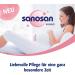 Sanosan Expansion Strips Minimier - Clinically Tested Stretch Mark Reduction Cream (2x75ml) - Paraffin Oil Dye & Silicone Free - Post-Pregnancy Care - Buy Online on GoSupps.com