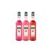 Assorted memories of childhood tastes of Mathieu Teisseire syrups: Pomme d'amour, Bubble gum and cotton candy, 3 bottles 70cl.