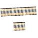 Healeved 60 Pcs Eye Shadow Brush Suits Eyeshadow Sponge Brush Makeup Accessories Shadow Foam Plastic