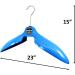BAKER HANGER Parka Coat Hanger 'Shoulder Saver' - USA Made, 6 Inch Hook, Blue - Ideal for Arctic Parkas, Survival Gear, Race Suits - Buy Online on GoSupps.com