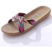 Dressy Summer Flat Strappy Espadrille Sandals for Women - Purple, Size 8 - Buy Online on GoSupps.com
