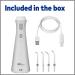 Waterpik Cordless Plus Water Flosser WP-450 - Rechargeable Portable & ADA Accepted - 4 Tips for Home & Travel - Buy Online on GoSupps.com