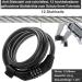 E Roller Lock - 4-Digit Bicycle Cable Lock for Xiaomi M365/PRO2/Max/ES/GXL Scooter & More | 1.2m Anti-Theft Solution with 12mm Steel Cable - Buy Online on GoSupps.com