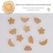 Suwooy Children Cabinet Handles - 6 Piece Wooden Furniture Hardware | Star Moon & Cloud Drawer Pulls for Wardrobe & Kitchen with Screws - Buy Online on GoSupps.com