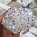 Natural White Angel Aura Quartz Electroplating White Crystal Cluster Colorful Point Geode Enegry Crystals Decor Suitable for Home Natural Luster (Size : 200-300g) - Buy Online on GoSupps.com