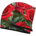Red Rose Coral Velvet Dry Hair Cap | Ideal for Home Travel Pool Parties & Baths Shop Now - Buy Online on GoSupps.com