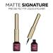 L'Oreal Paris Matte Signature Liquid Dip Eyeliner - Waterproof, Burgundy, 0.07 fl Oz - Buy Online on GoSupps.com