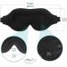 2-Pack 3D Contoured Sleep Mask Set for Men and Women - 100% Light Blockout, Adjustable Strap - Perfect for Travel, Shift Work, and Rest - Black - Buy Online on GoSupps.com