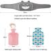Yungden Hot Water Bottle with Waist Cover - Cute Animal Wrap Around Warm Water Bottle Belt for Pain Relief - Pink-Little Bear - Buy Online on GoSupps.com