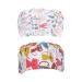 TENDYCOCO 2pcs Surgical Scrub Cap Unisex Surgery Hats Adjustable Cotton Doctor Cap Fox Print Working Hats