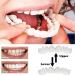 Xindinuo Snap-On Veneer Teeth - 2 Pairs | Instant Dentures for Men & Women for Confident Smile - Buy Online on GoSupps.com