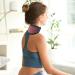 Botiniv Heated Neck Support - Adjustable Thermal Neck Wrap for Stiffness Relief in Black & Red Dot | International Shipping Available - Buy Online on GoSupps.com