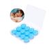 6 pairs of earplugs silicone earplugs waterproof reusable earplugs for sleeping noise suppression earplugs for children adult swimming hearing protection in the aircraft