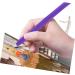 Mikikit 4-Part Pencil Case with Animal Pins - Soft Purple Sleeve & Shell Pink Holder Cute Silicone Pen Included | International Shipping - Buy Online on GoSupps.com