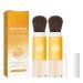 Mineral Sunscreen Setting Powder Sunscreen Foundation SPF 50 PA++ Oil Control Natural Matte Finish Long-Lasting Lightweight Breathable Sunscreen Powder