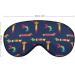 Colorful Dachshund Dog Sleep Mask - Adjustable Blindfold for Sleeping, Travel, and Naps - Buy Online on GoSupps.com
