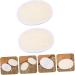 10 Pcs Natural Loofah Bath Towels & Exfoliator Pads | Eco-Friendly Shower Scrubber Sponges for Body Care - Buy Online on GoSupps.com