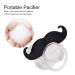 Shop Cute Baby Mustache Pacifier - Eco-Friendly Silicone | Funny Lips & Beard Design - Buy Online on GoSupps.com
