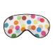 Colorful Dot Sleep Mask for Women Adjustable Sleeping Eye Shades Cover with Elastic Strap