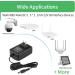 UL Certified 12V 3A Power Supply Adapter for CCTV Cameras DVR NVR - 5.5mm x 2.1mm - UL Listed FCC - 1-Pack - Buy Online on GoSupps.com