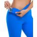 HeyNuts Pure&Plain 7/8 Athletic Leggings for Women | Tummy Control Workout Pants | Buttery Soft and Comfortable | Small Poolside Blue | 25 - Buy Online on GoSupps.com