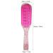 Buy Hair Straightening Splint Comb for Women | Double-Sided Clamp Brush | High-Temperature Resistant Tool for Home Salon | Rose Red Color - Buy Online on GoSupps.com
