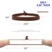 Buy Havhaf Knotted Men's Hair Gum - No Damage Strong Hold for Long Curly Hair - Elastic Bun Hair Tie in Cognac Brown - 1 Pack - Buy Online on GoSupps.com