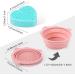 Makeup Brushes Cleaner Foldable Portable Makeup Brush Cleaning Bowl with Silicone Cleaning Mat sy to Clean the Makeup Brush Powder Puff Sponge - Buy Online on GoSupps.com