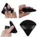 Sibba 12Pcs Powder Puff Triangle Shape Face Makeup Puff for Loose Powder Foundation Soft Cosmetic Sponge Wet and Dry Powder Puff Pads Large Body Cotton Powder Cushion Puffs (Black) Pattern 02 - Buy Online on GoSupps.com