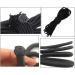 20pcs Plastic Cord Locks with 1/8-Inch 50ft Elastic Cord Heavy Stretch Round String  10Pcs Sing-Hole  10pcs Double-Hole Spring Toggle Stopper Slider Black (3mm-Black) - Buy Online on GoSupps.com