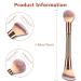 Double-Ended Foundation Makeup Brush - Angled & Round Top for Liquid Powder & Cream Blending | International Shipping Available - Buy Online on GoSupps.com