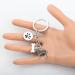 Ensianth Dog Keychain - Perfect Gift for Dog Lovers | Puppy Paw Print Keyring for Dog Owners | Ideal Gift for Mom & Dad - Buy Online on GoSupps.com