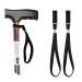 Walking Stick Wrist Strap 2pcs Walking Stick Strap Wrist Loop For Walking Stick Accessories Black Walking Stick Clip Strap Walking Stick Holder Wrist Strap(Black)