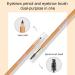 Eye Brow Pencil | Double Ended Eyebrow Pencil - Waterproof Retractable Brow Pencil Makeup Brow Stylist Definer for Girls Girls Black - Buy Online on GoSupps.com