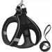LOOK ANDES CARE CARRAME: Adjustable Reflective Cat Harness & Leash Set with Breakable Dishes for Cats and Puppies (Chest: 30-35cm) - Black - Buy Online on GoSupps.com