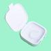 Encase Dental Retainer Case with Dental Bath Dual Purpose Hygienic Denture Case for Storage and Immersion of Mouthguards Ortho Retainers + Dental Appliances (Red) - Buy Online on GoSupps.com