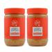 MapleFarm - 100% Pure Crispy Peanut Butter 2 x 500g (1kg) - Protein and Natural Cream - Crunchy peanut butter