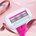Aibyks Women's Razor | Portable Lady Shaver Set with 4-Layer Blade & Protective Mesh - Perfect for Leg & Body Hair Removal - Buy Online on GoSupps.com