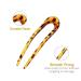 9 Pack Tortoise Shell U-Shaped Hair Sticks - Resin Chopsticks for Bun Chignon Decor - Long Fork Pen Hairpins Clips Barrettes - Buy Online on GoSupps.com