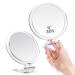 MIYADIVA Magnifying Mirror,30X Hand Mirror with Handle,Travel Magnifying Mirror with Double-Sided 1X/30X Magnification,6 in Handheld Magnifying Mirror,Foldable Makeup Mirrors as a Gift for Parents