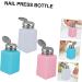  WOONEKY WOONEKY 3 Pieces Nail Polish Remover Bottle Push Down Bottle Push Down Liquid Pump Liquid Travel Plastic Automatic Glass - Buy Online on GoSupps.com