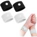 ACWOO Motion Sickness Wristbands 2 Pairs - Natural Anti-Nausea Relief for Kids & Adults - Car, Sea, Flying Travel - Black+White - Buy Online on GoSupps.com