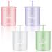 4 Pieces Face Foam Maker Travel Cleanser Face Wash Foamer Convenient Facial Skincare Whip Maker Household Quick Facial Cleansing Tool Lightweight Facial Cleanser Foam Cup for Face Wash Skin Care